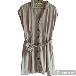 ZARA BUTTON DOWN TUNIC DRESS